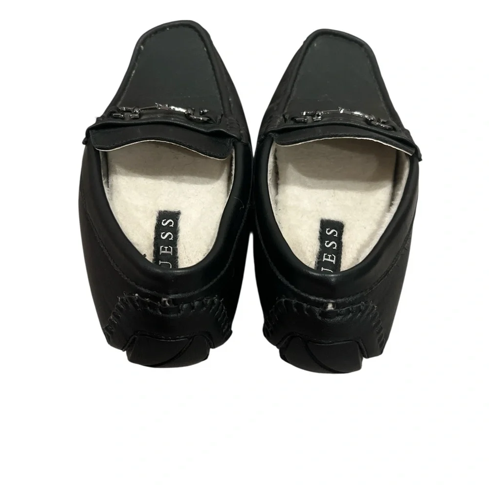 GUESS madlers men’s Black Loafers driving‎ shoes 8.5